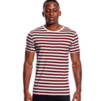 Striped Shirt for Men Stripe T Shirt Male Top Tees Navy Russian Shirt Red White Black Blue Boy Even Basic Wide Stripped Casual