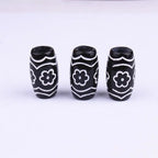 10pcs Hair Beads African Hair Rings Beads Cuffs Tubes Charms Dreadlock Dread Hair Braids Jewelry Decoration Accessories Tools