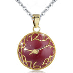 Eudora 1 pc colorful Harmony bola ball Pendant Necklace with Link Chain Pregnancy Ball Jewelry Chime Bola women Jewelry Mom Gift