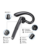 Bluetooth Earphones 5.3 Headphones Stereo Handsfree Noise Canceling Wireless Business Headset With HD Mic For All Smart Phones
