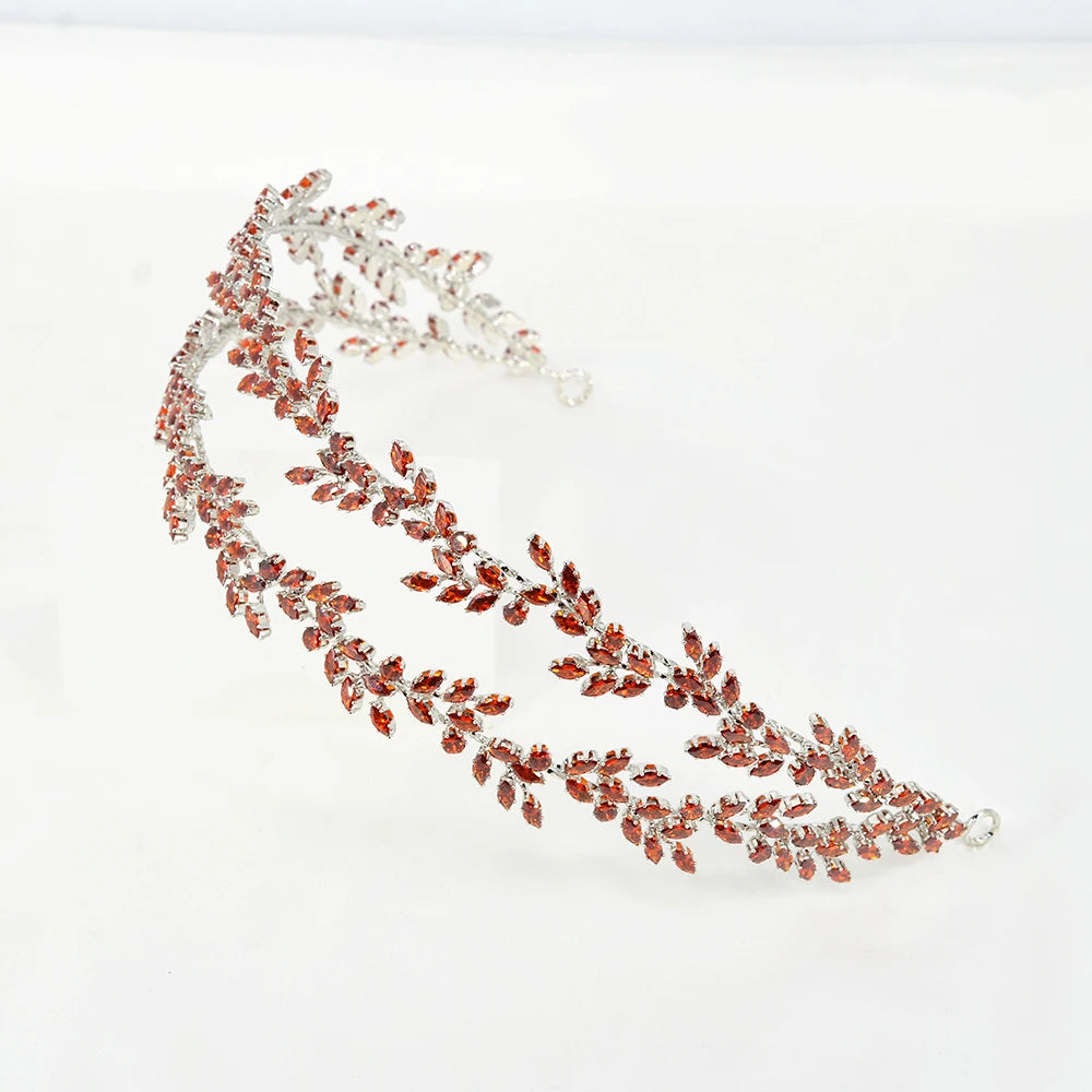 Crystal Headbands Luxury Bridal Crowns Elegant Headwear Prom Hair Wear Wedding Jewelry Cz Tiaras