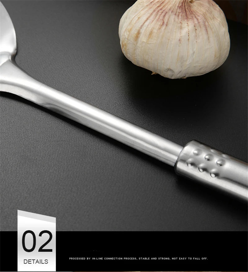 Kitchen Stainless Steel Korean Style Kitchenware Pots Set Cooking Tableware Food Rice Soup Spoon Colander Spatula Accessories