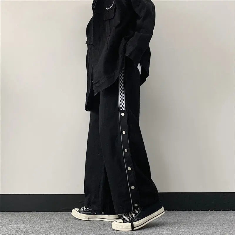 Pants Women Student Trend Ins Japanese Retro-breasted Casual Pants Sports Trousers Female Joggers Sweatpants Dropshipping