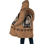 Winter Men For Women Hooded Cloak Darkness Wolf Love Gets you Hurt 3D All Over Prined Fleece wind breaker Warm Hood Cloak