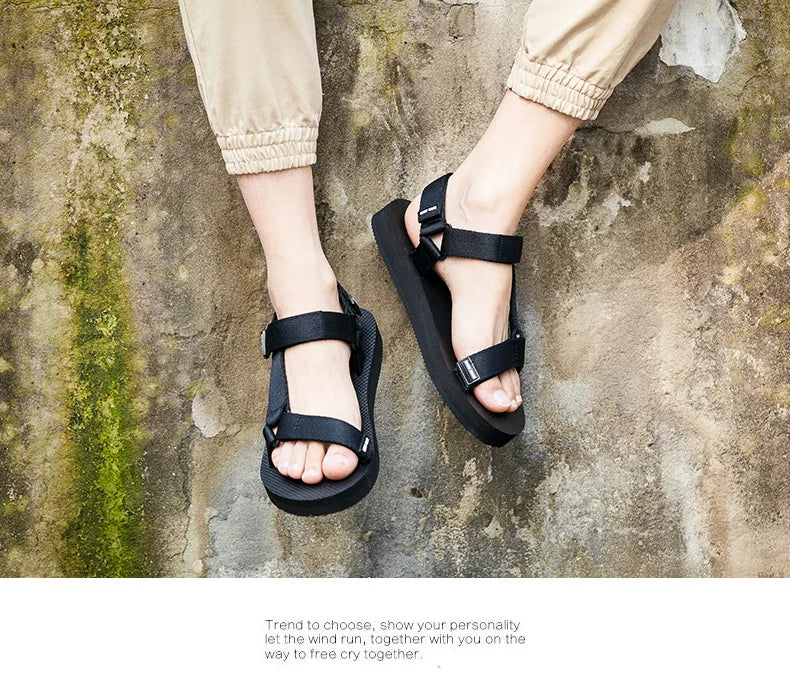 Men Sandals Simple Casual Summer Shoes Comfortable Sneakers Outdoor Beach Vacation Sandals 2023 New Male Casual Sandals shoes