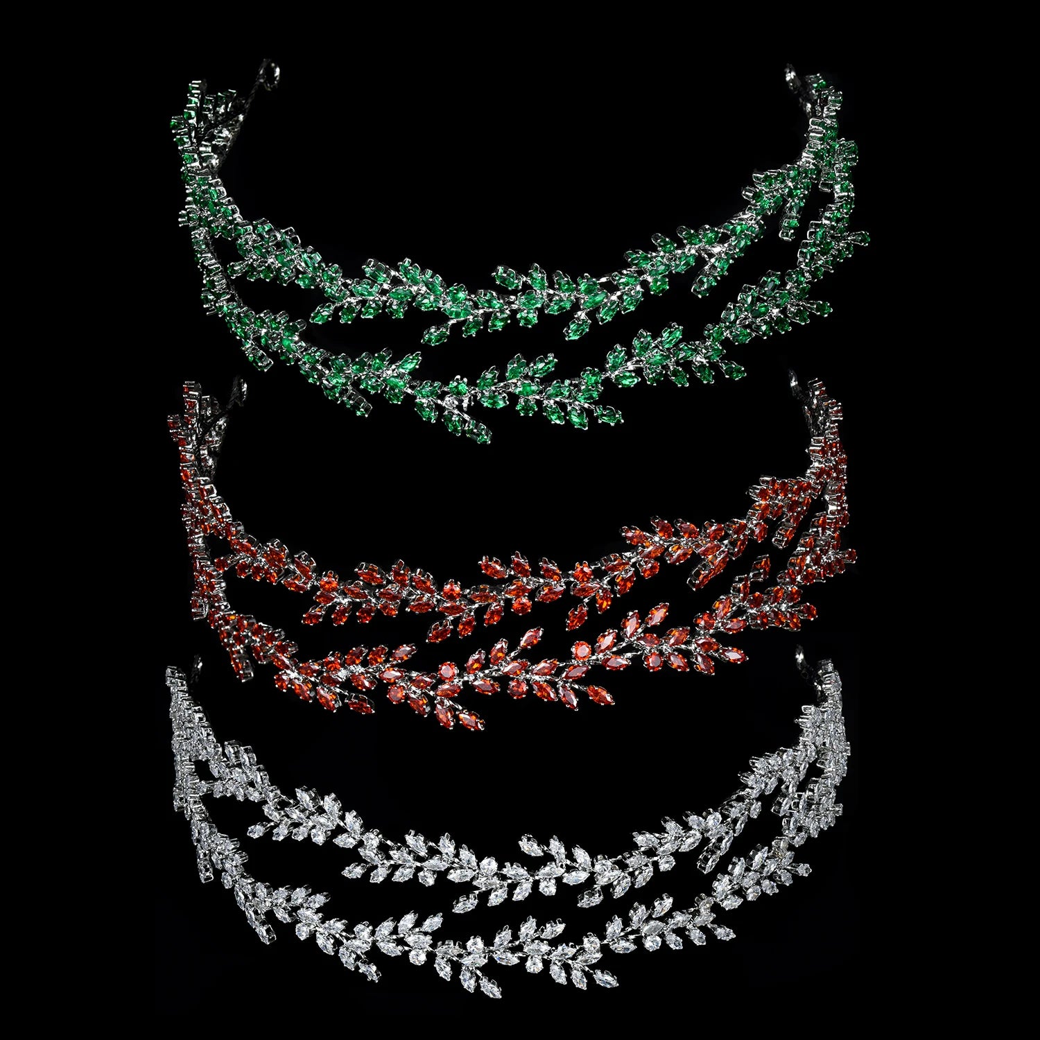 Crystal Headbands Luxury Bridal Crowns Elegant Headwear Prom Hair Wear Wedding Jewelry Cz Tiaras