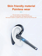 Bluetooth Earphones 5.3 Headphones Stereo Handsfree Noise Canceling Wireless Business Headset With HD Mic For All Smart Phones
