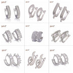 JUYA New Creative Earrings Hook Clasps Gold color High Quality Copper Metal Earring Findings For DIY Women Jewelry Making