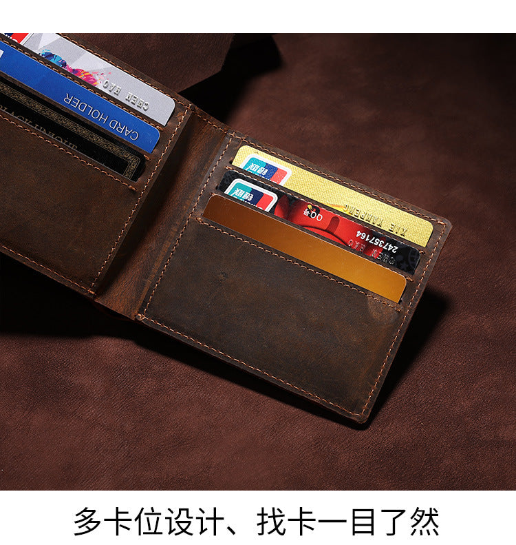 Custom Mens Wallets with Names Leather Wallet for Men Genuine Leather Men Wallets Personalised Gifts for Men Drop Shipping