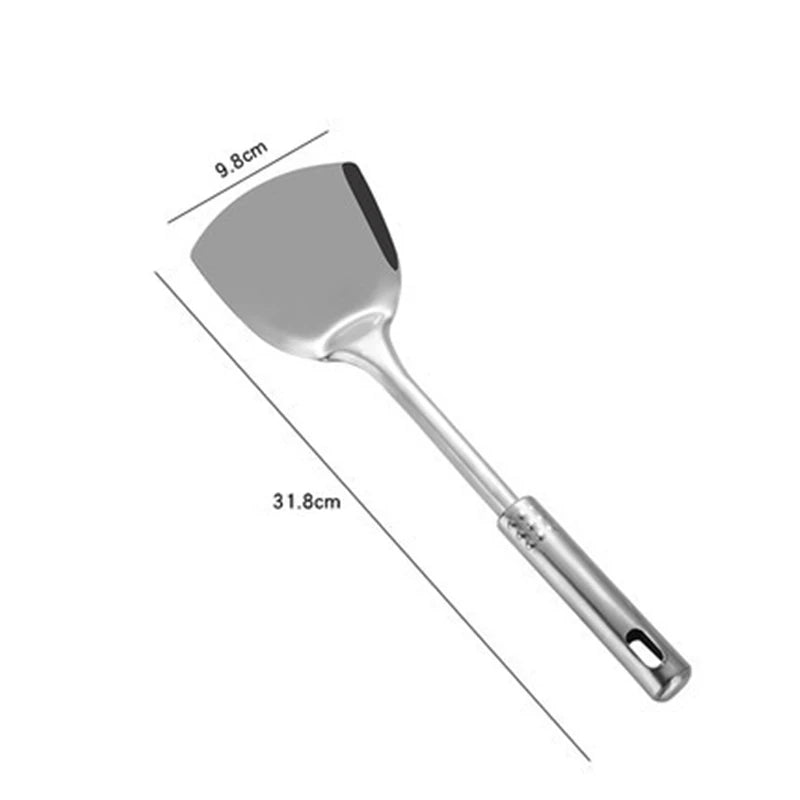 Kitchen Stainless Steel Korean Style Kitchenware Pots Set Cooking Tableware Food Rice Soup Spoon Colander Spatula Accessories