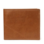 GENODERN Cow Leather Men Wallets with Coin Pocket Vintage Male Purse RFID Blocking Genuine Leather Men Wallet with Card Holders