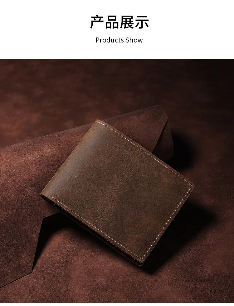 Custom Mens Wallets with Names Leather Wallet for Men Genuine Leather Men Wallets Personalised Gifts for Men Drop Shipping