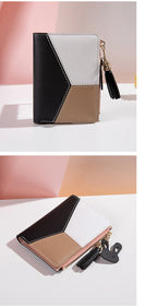 Women's Wallet PU Leather Women's Wallet Made of Leather Women Purses Card Holder Foldable Portable Lady Coin Purses