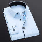 Men's clothing Wedding Shirt Long Sleeve Men Dress Shirts Man Business Party Solid Casual Shirt Work Wear Formal Slim Male Shirt