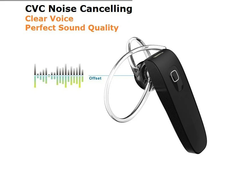 GENAI Hands Free Handsfree Auriculares Mini Bluetooth Headset Earphone For Phone Cordless Blutooth Wireless Headphone Earpiece