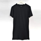 2025 Brand New Clothing Mens Black Mens Long T shirt Tops Hip Hop Man T-shirt Short Sleeve Casual Men Tee shirts For Male
