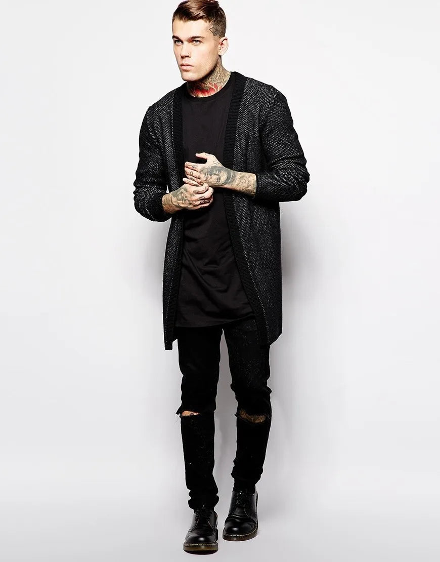 2025 Brand New Clothing Mens Black Mens Long T shirt Tops Hip Hop Man T-shirt Short Sleeve Casual Men Tee shirts For Male