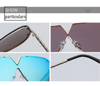 Men's Sunglasses Fashion Oversized Sunglasses Men Brand Designer Goggle Sun Glasses Female Style Oculos De Sol UV400 O2
