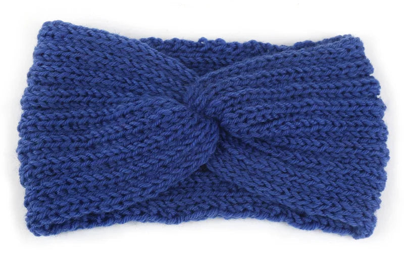 Winter Ear Warmer Headband Women Fashion Elastic Wool Knitted Headband Head Wrap Hairband Girls Elegant Hair Band Accessories