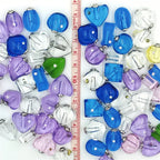 50pieces/lot mixed shape color Crystal Vials perfume pendant Rhinestone vial pendants handmade jewelry name or rice art