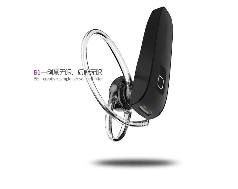 GENAI Hands Free Handsfree Auriculares Mini Bluetooth Headset Earphone For Phone Cordless Blutooth Wireless Headphone Earpiece