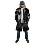 Winter Men For Women Hooded Cloak Darkness Wolf Love Gets you Hurt 3D All Over Prined Fleece wind breaker Warm Hood Cloak