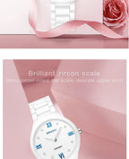 ceramic watches for women fashion ladies watches  Gifts for women quartz Watch  clock luxury hot sale luxury Women's wristwatch