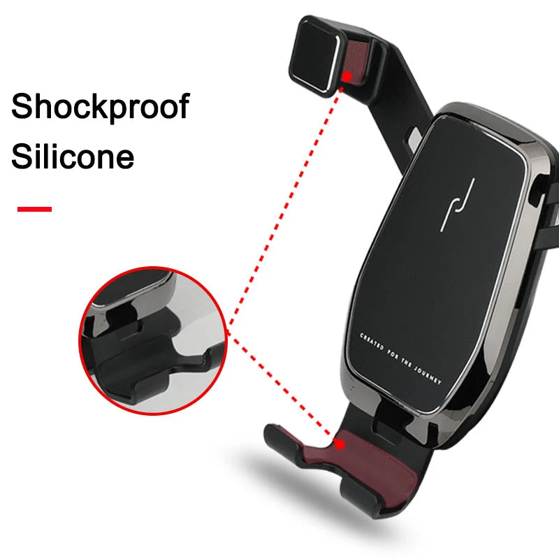 Car Mobile Phone Holder Air Vent Clip Mount Phone Holder for MG HS Accessories 2018 2019 2020 2021