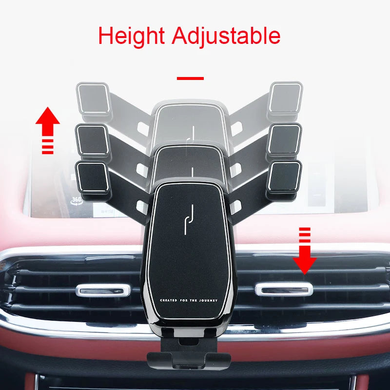 Car Mobile Phone Holder Air Vent Clip Mount Phone Holder for MG HS Accessories 2018 2019 2020 2021