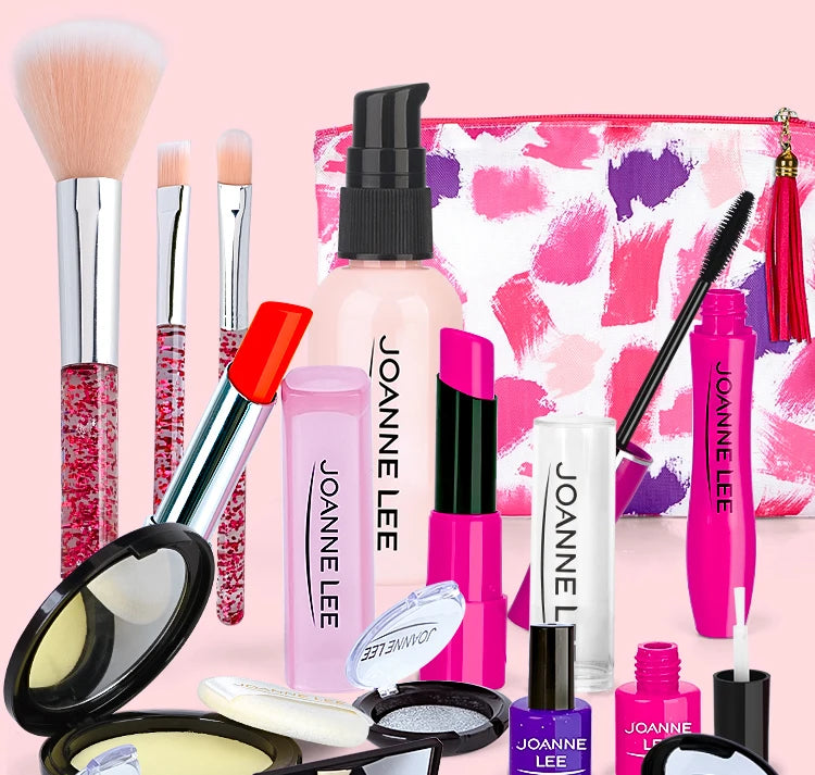 Kids Toys Simulation Cosmetics Set Pretend Makeup Toys Girls Play House Simulation Make up Educational Toys for Girls Fun Game