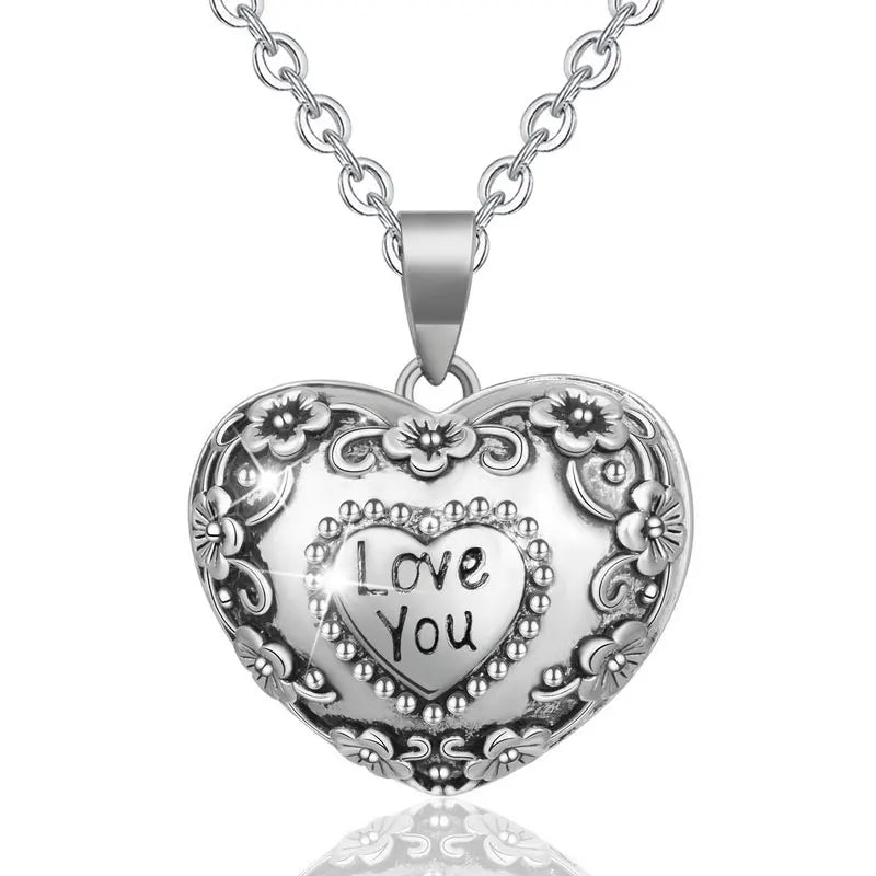 Eudora 1 pc colorful Harmony bola ball Pendant Necklace with Link Chain Pregnancy Ball Jewelry Chime Bola women Jewelry Mom Gift