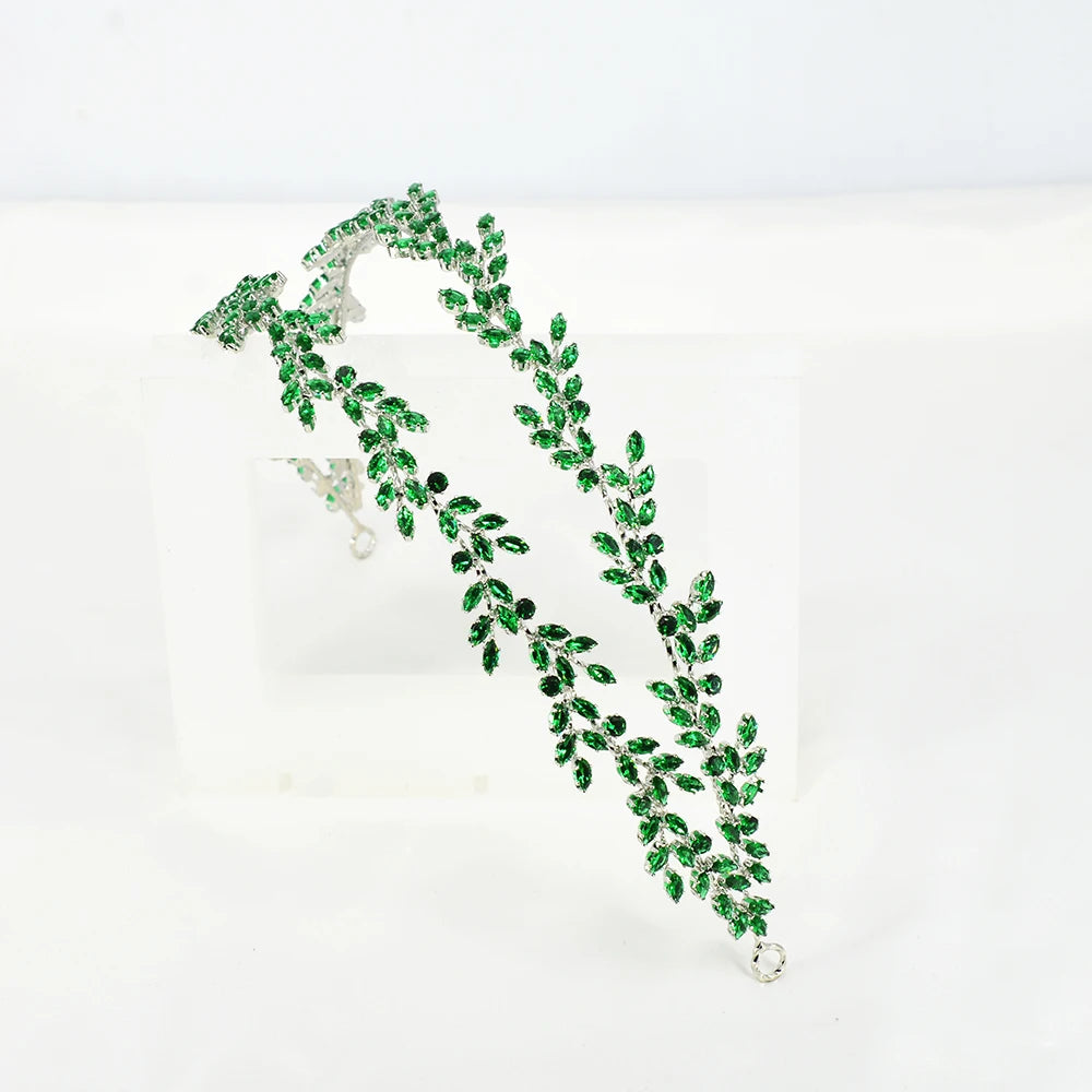 Crystal Headbands Luxury Bridal Crowns Elegant Headwear Prom Hair Wear Wedding Jewelry Cz Tiaras