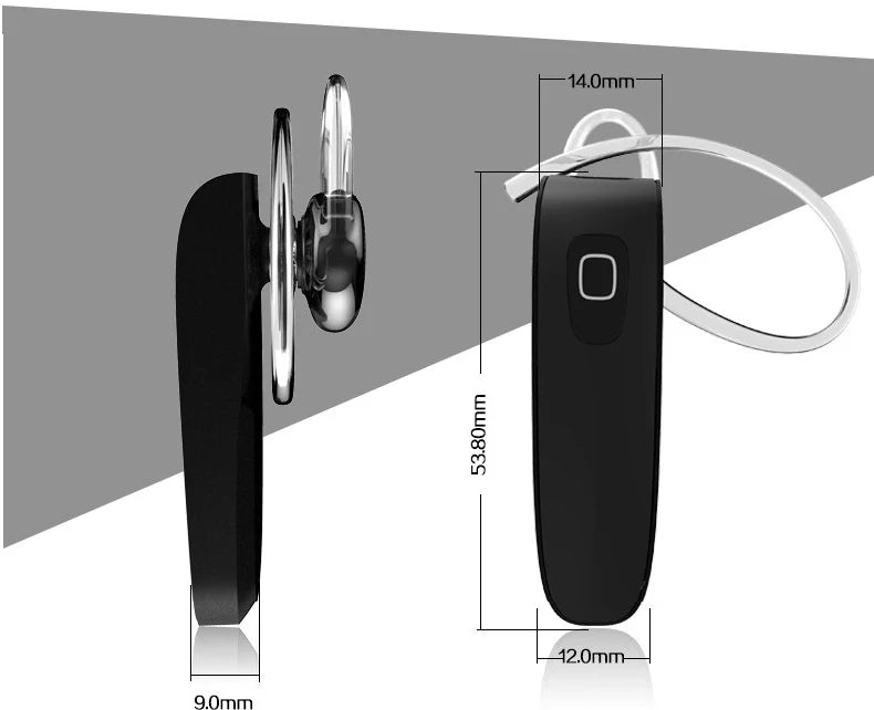 GENAI Hands Free Handsfree Auriculares Mini Bluetooth Headset Earphone For Phone Cordless Blutooth Wireless Headphone Earpiece