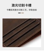 Custom Mens Wallets with Names Leather Wallet for Men Genuine Leather Men Wallets Personalised Gifts for Men Drop Shipping