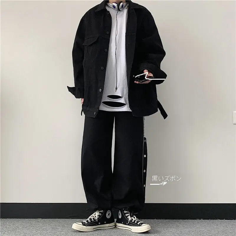 Pants Women Student Trend Ins Japanese Retro-breasted Casual Pants Sports Trousers Female Joggers Sweatpants Dropshipping