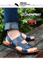 Men's Summer Men's Open-toed Sandals Fashion Trend Beach Shoes Slippers Men's Sandals Mens Sandals Summer Leather Sandals Shoes