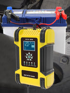 Car Battery Chargers 12A Large Power Full Automatic Smart Battery Chargers 12V 24V Battery Desulfator for Car Truck