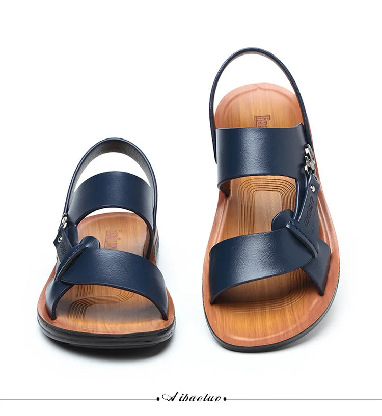 Men's Summer Men's Open-toed Sandals Fashion Trend Beach Shoes Slippers Men's Sandals Mens Sandals Summer Leather Sandals Shoes