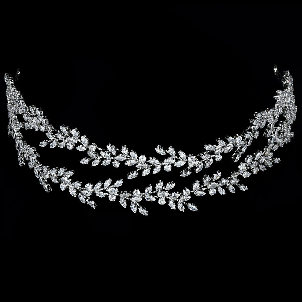 Crystal Headbands Luxury Bridal Crowns Elegant Headwear Prom Hair Wear Wedding Jewelry Cz Tiaras