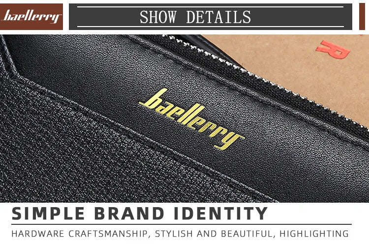 2024 New Men Wallets Free Name Customized Short Male Purse Zipper High Quality Card Holder PU Leather Wallet For Men
