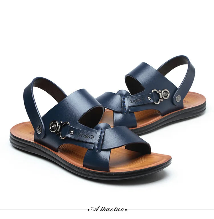 Men's Summer Men's Open-toed Sandals Fashion Trend Beach Shoes Slippers Men's Sandals Mens Sandals Summer Leather Sandals Shoes
