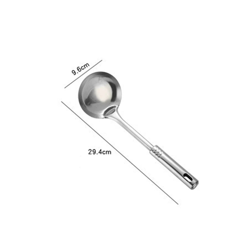 Kitchen Stainless Steel Korean Style Kitchenware Pots Set Cooking Tableware Food Rice Soup Spoon Colander Spatula Accessories