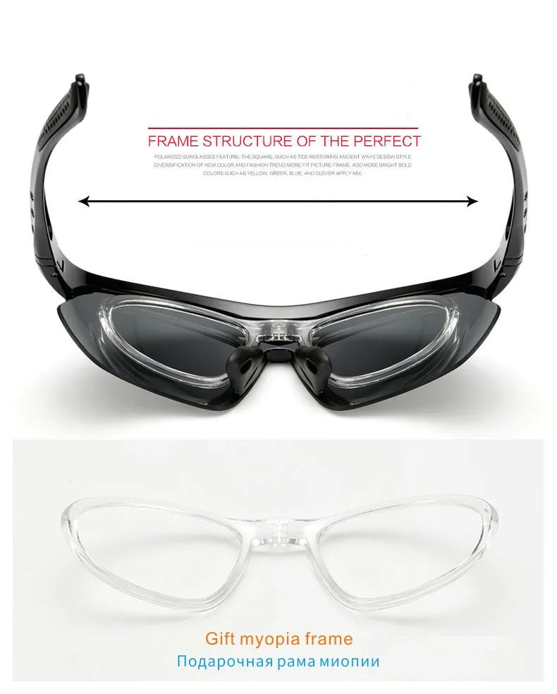 Cycling Sunglasses Sports Men Glasses Road Bicycle Glasses Mountain Bike Riding Protection Goggles Eyewear Women Sun Glasses