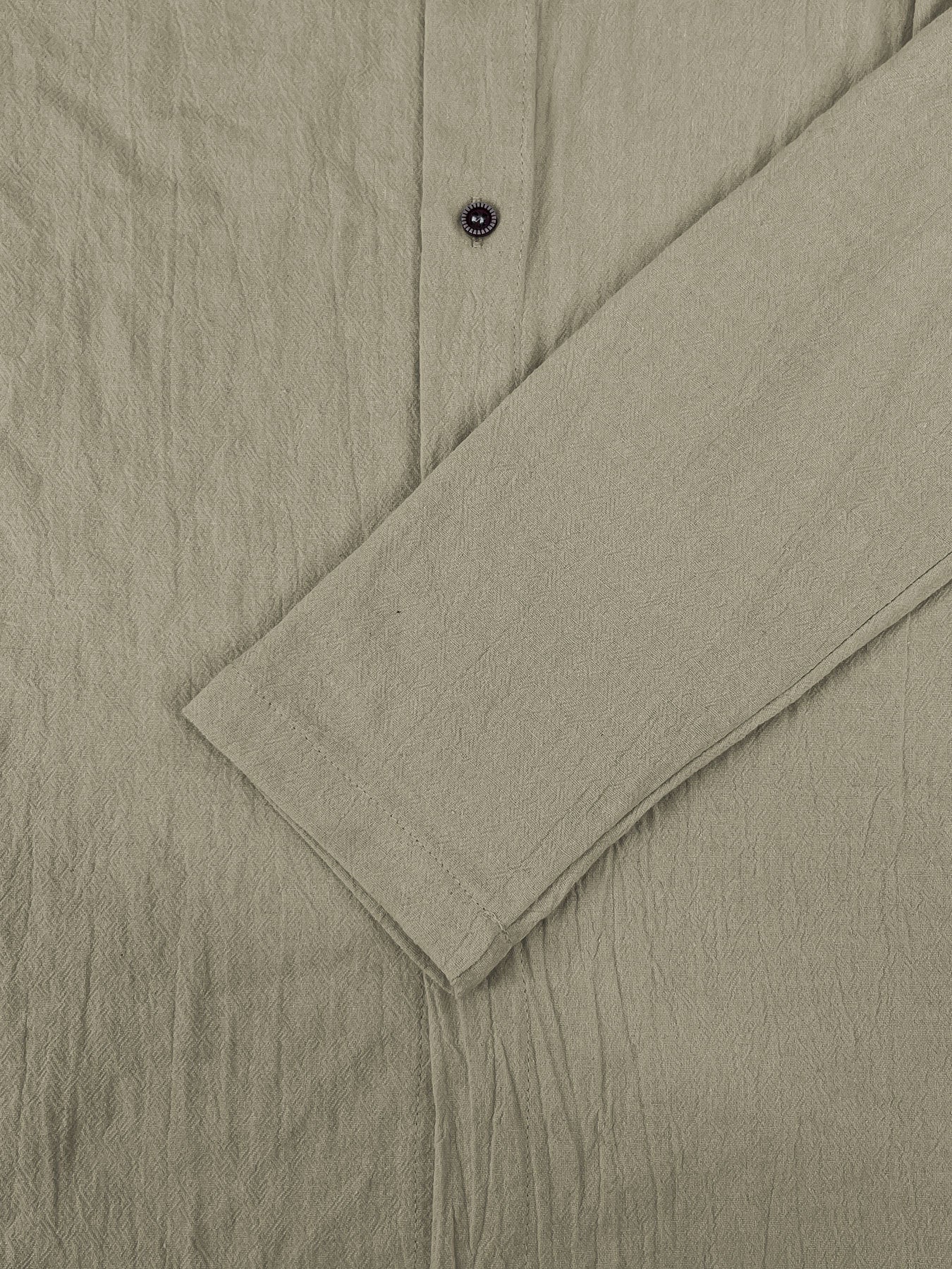 Summer Men's Linen Shirt Solid Streetwear Long Sleeve Hoodie Cardigan Clothing For Men Button Tops Casual Loose Men Hooded Shirt