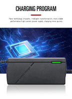 36V 48V 60V 72V Charger 2A 5A 10S 13S 16S 20S Lithium-ion Battery Charger 42V 54.6V 67.2V 84V Intelligent Smart Charging EU Plug