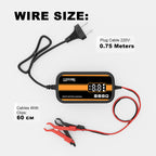 Storage Battery Chargers 12V 2A Household Power Charging Device Digital Automatic Smart Repair Car Motorcycle Battery Chargers