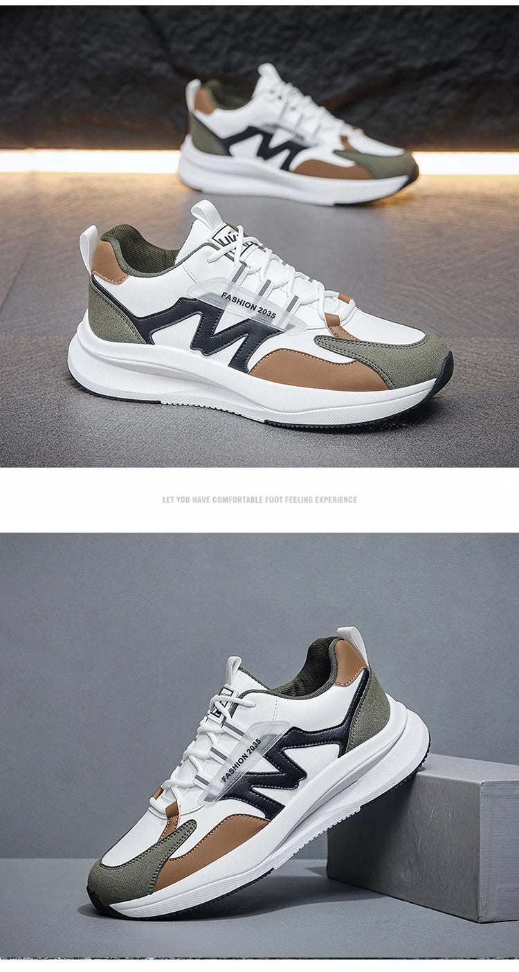 Men's Shoes,Lightweight and Fashionable Sports Shoes with Soft Soles for Casual Wear, Anti-slip and Durable Running Sports Shoes