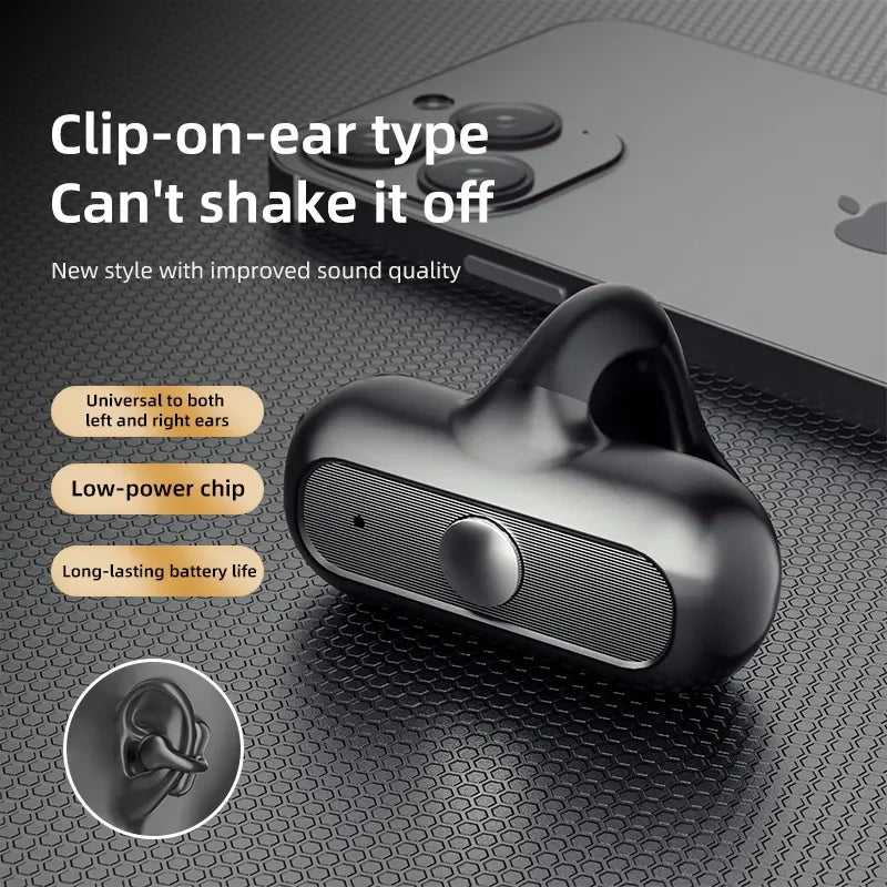 2023 New Wireless Audio Headphones, TWS Microphone, Invisible, Sports, Mini, Stereo, Mono, Ear Hanger, Music, Only One Headset