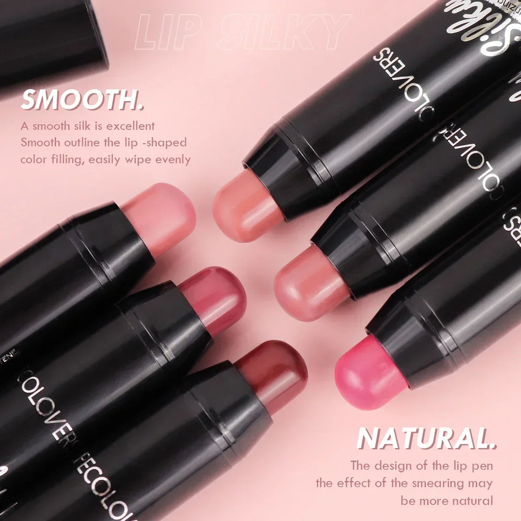 1PC Reduce Lip Lines, Three-dimensional Gloss, Rich Color, Silky Smooth, Moisturizing, Lipstick, Lip Makeup Cosmetic