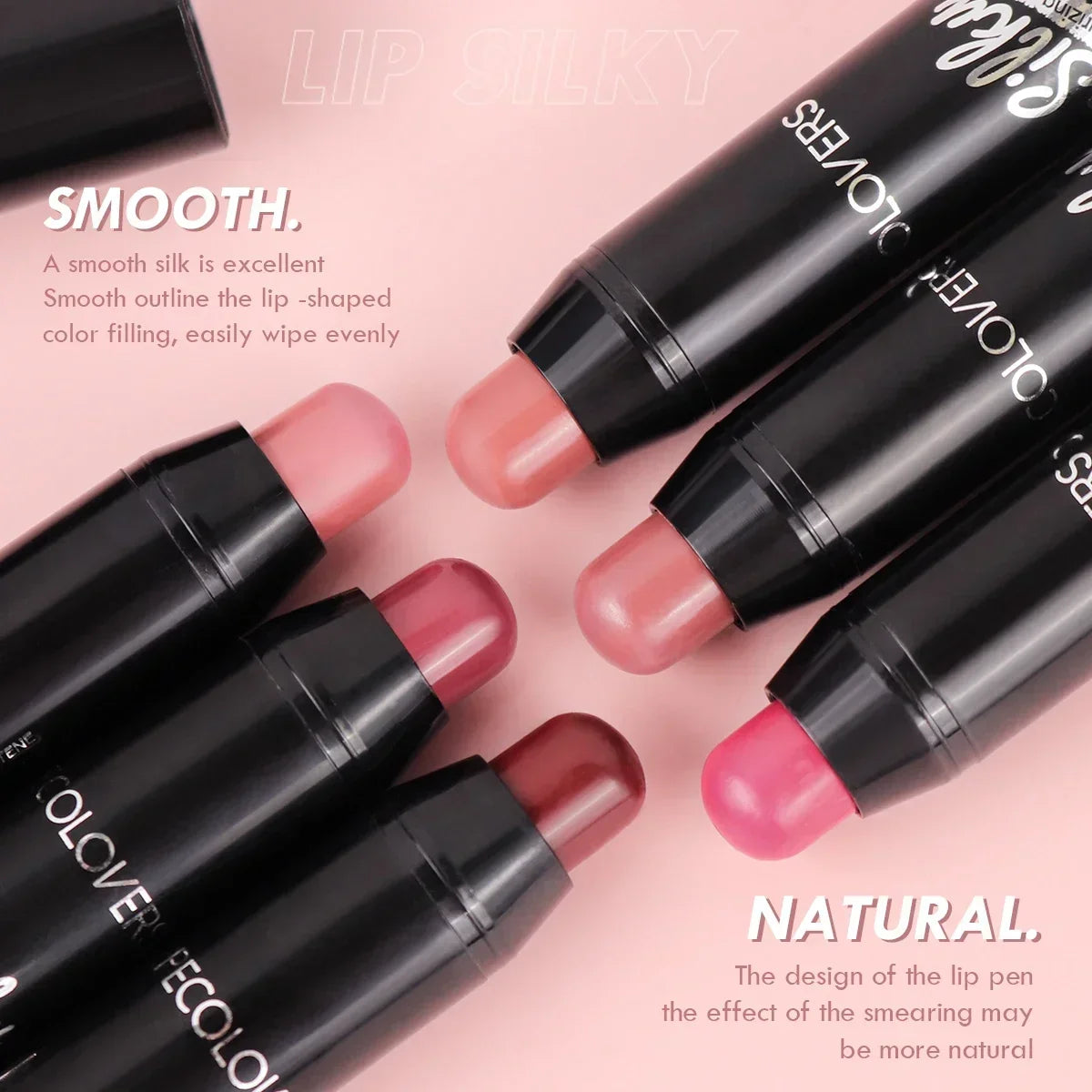 1PC Reduce Lip Lines, Three-dimensional Gloss, Rich Color, Silky Smooth, Moisturizing, Lipstick, Lip Makeup Cosmetic